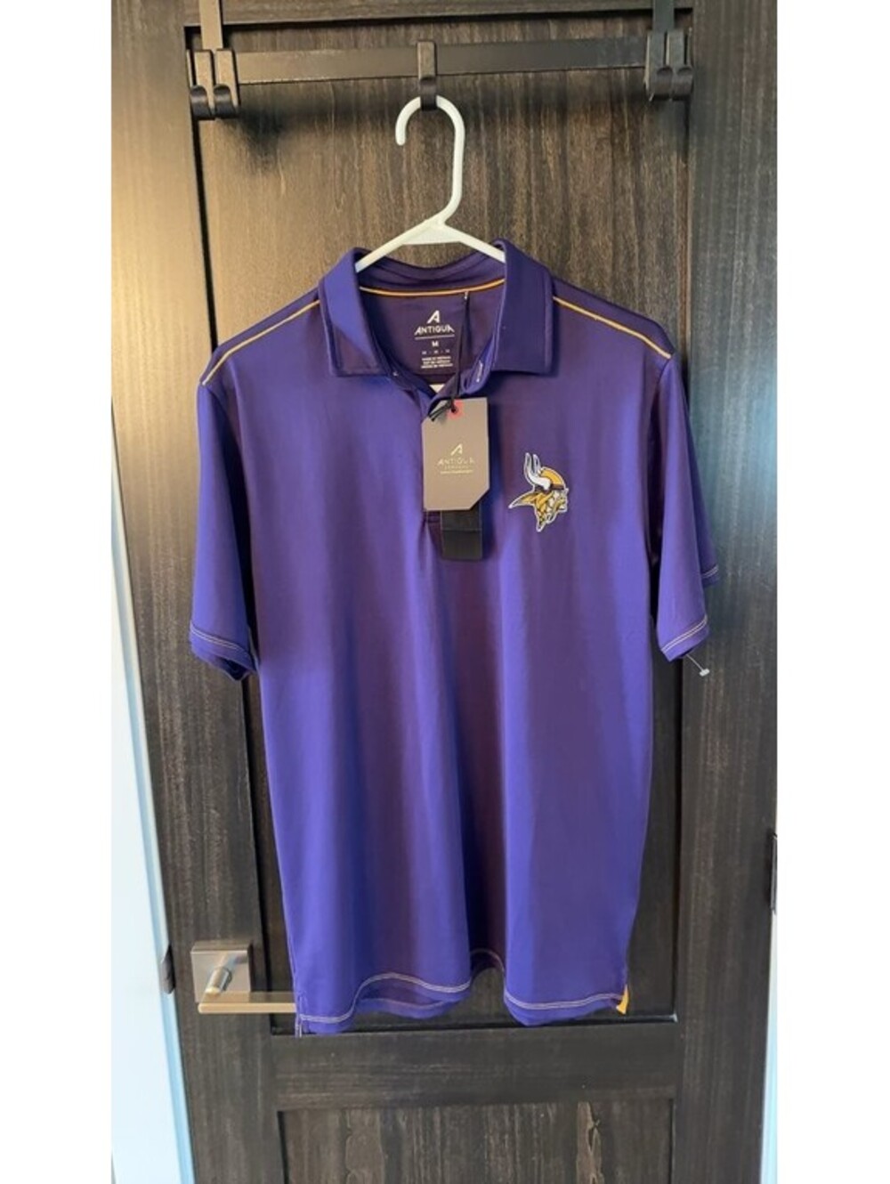 Antigua Minnesota Vikings Polo Shirt Medium 0284